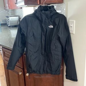 North face 2 in 1 jacket parka, down jacket, rain coat